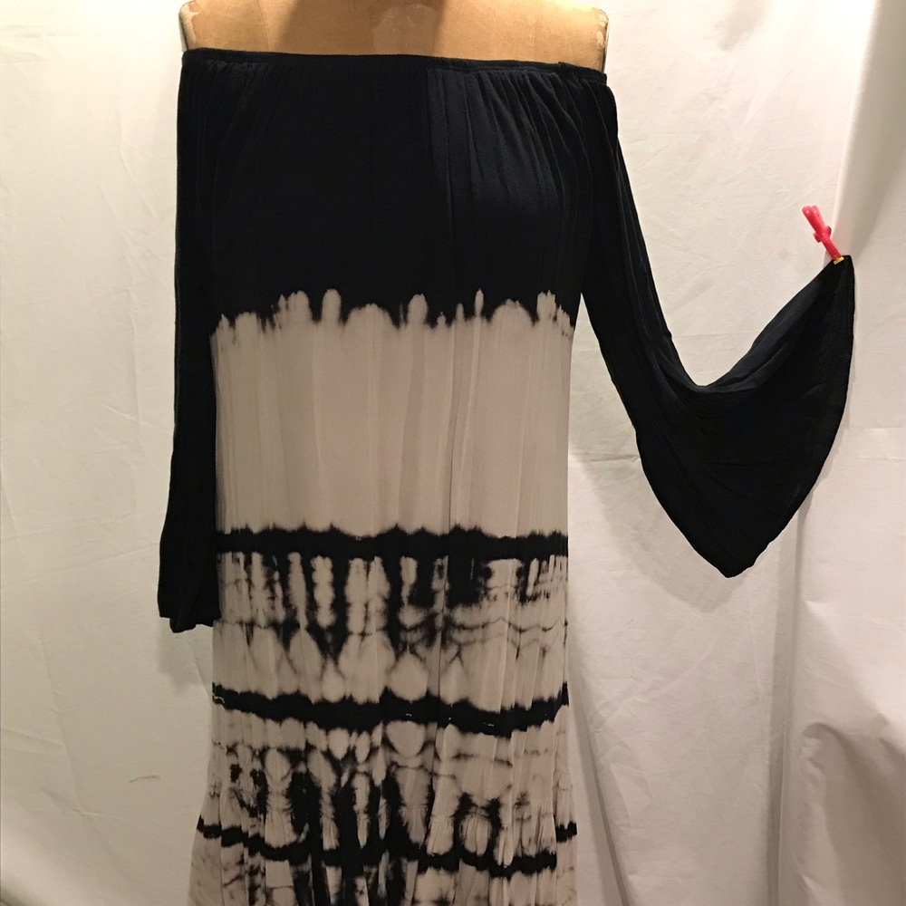 PPLA Magica off the shoulder tie dye dress Sz M